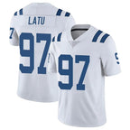 Johmsee IN.Colts #97 Laiatu Latu Player White Limited Vapor Untouchable Home Game Stitched Jerseys