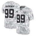 Johmsee IN.Colts #99 DeForest Buckner Player Arctic Camo Salute To Service Limited Game Stitched Jerseys