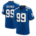 Johmsee IN.Colts #99 DeForest Buckner Player Royal Alternate Indiana Nights Home Game Stitched Jerseys