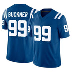 Johmsee IN.Colts #99 DeForest Buckner Player Royal Limited Vapor F.U.S.E. Home Game Stitched Jerseys