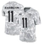 Johmsee J.Jaguars #11 Parker Washington Player Arctic Camo Salute to Service Limited Stitched Jerseys