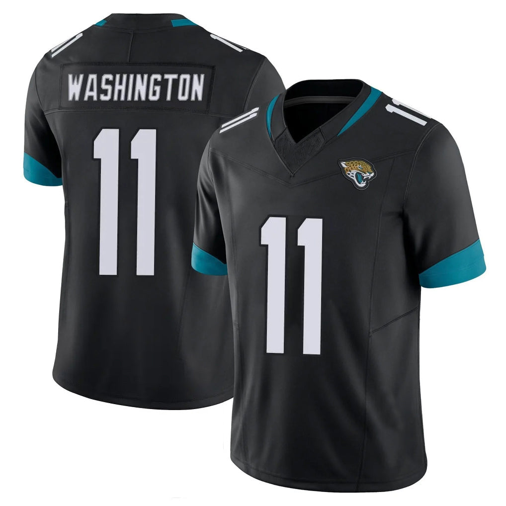 Johmsee J.Jaguars #11 Parker Washington Player Black Vapor F.U.S.E. Limited Home Game Stitched Jerseys