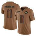 Johmsee J.Jaguars #11 Parker Washington Player Brown Salute To Service Limited Stitched Jerseys