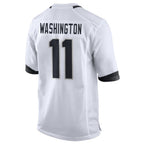 Johmsee J.Jaguars #11 Parker Washington Player White Home Game Stitched Jerseys