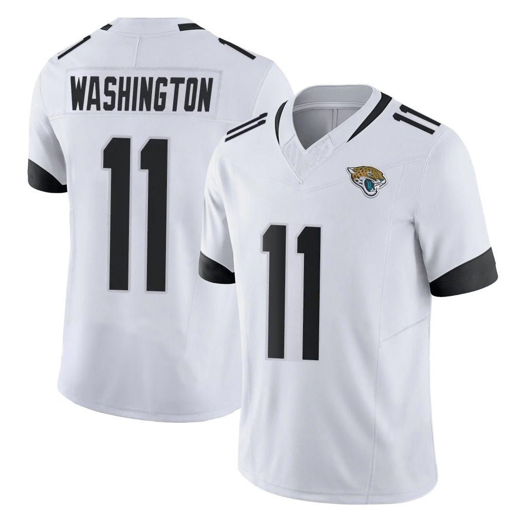 Johmsee J.Jaguars #11 Parker Washington Player White Vapor F.U.S.E. Limited Home Game Stitched Jerseys
