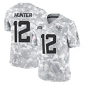 Johmsee J.Jaguars #12 Travis Hunter Player Arctic Camo Salute To Service Limited Game Stitched Jerseys