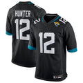Johmsee J.Jaguars #12 Travis Hunter Player Black Replica Game Stitched Jerseys