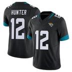 Johmsee J.Jaguars #12 Travis Hunter Player Black Vapor F.U.S.E. Limited Home Game Stitched Jerseys