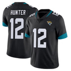 Johmsee J.Jaguars #12 Travis Hunter Player Black Vapor Untouchable Limited Home Game Stitched Jerseys