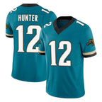 Johmsee J.Jaguars #12 Travis Hunter Player Teal Prowler Throwback Vapor F.U.S.E. Limited Home Game Stitched Jerseys