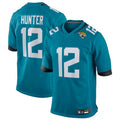 Johmsee J.Jaguars #12 Travis Hunter Player Teal Replica Game Stitched Jerseys