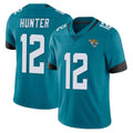 Johmsee J.Jaguars #12 Travis Hunter Player Teal Vapor Untouchable Limited Home Game Stitched Jerseys