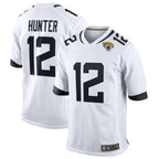 Johmsee J.Jaguars #12 Travis Hunter Player White Replica Game Stitched Jerseys