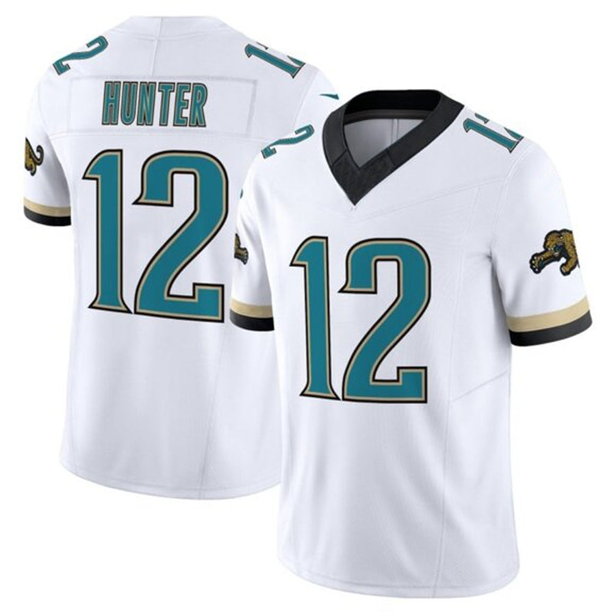Johmsee J.Jaguars #12 Travis Hunter Player White Vapor F.U.S.E. Limited Stitched Jerseys