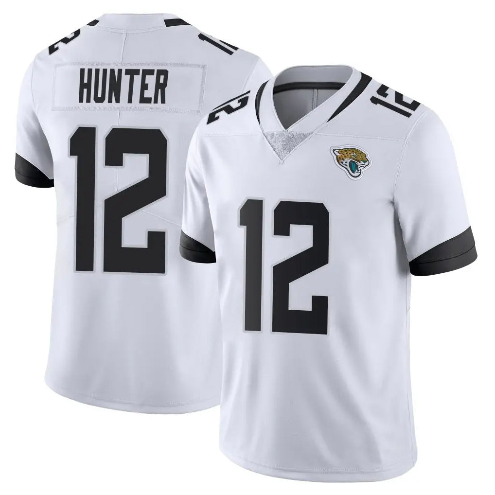 Johmsee J.Jaguars #12 Travis Hunter Player White Vapor Untouchable Limited Home Game Stitched Jerseys