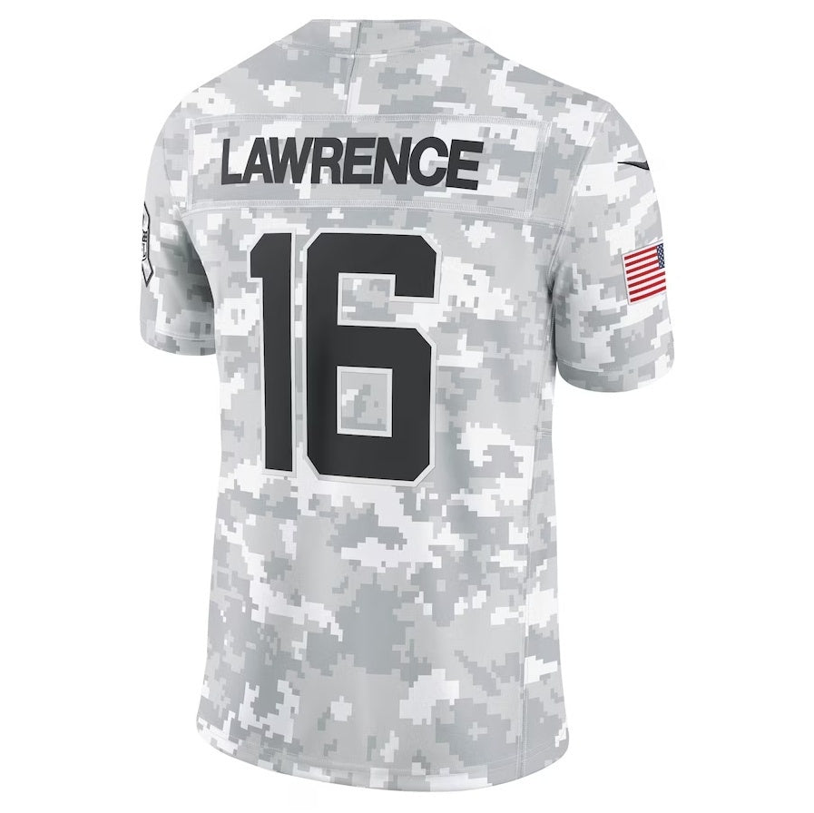 Johmsee J.Jaguars #16 Trevor Lawrence Arctic Camo 2024 Salute to Service Limited Stitched Jerseys