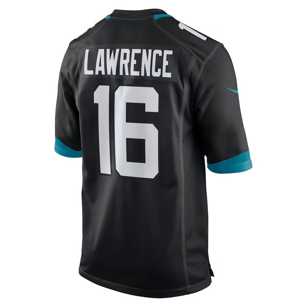 Johmsee J.Jaguars #16 Trevor Lawrence Black Alternate Game Stitched Jerseys