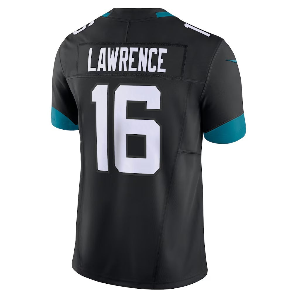 Johmsee J.Jaguars #16 Trevor Lawrence Black Vapor F.U.S.E. Limited Stitched Jerseys