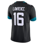 Johmsee J.Jaguars #16 Trevor Lawrence Black Vapor F.U.S.E. Limited Stitched Jerseys