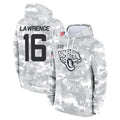 Johmsee J.Jaguars #16 Trevor Lawrence Player Arctic Camo Salute to Service Hoodies Limited Game Stitched Jerseys