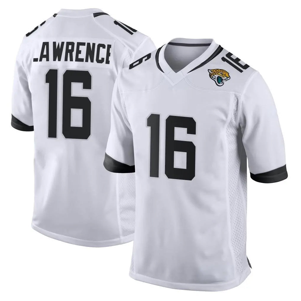 Johmsee J.Jaguars #16 Trevor Lawrence Player White Home Game Stitched Jerseys