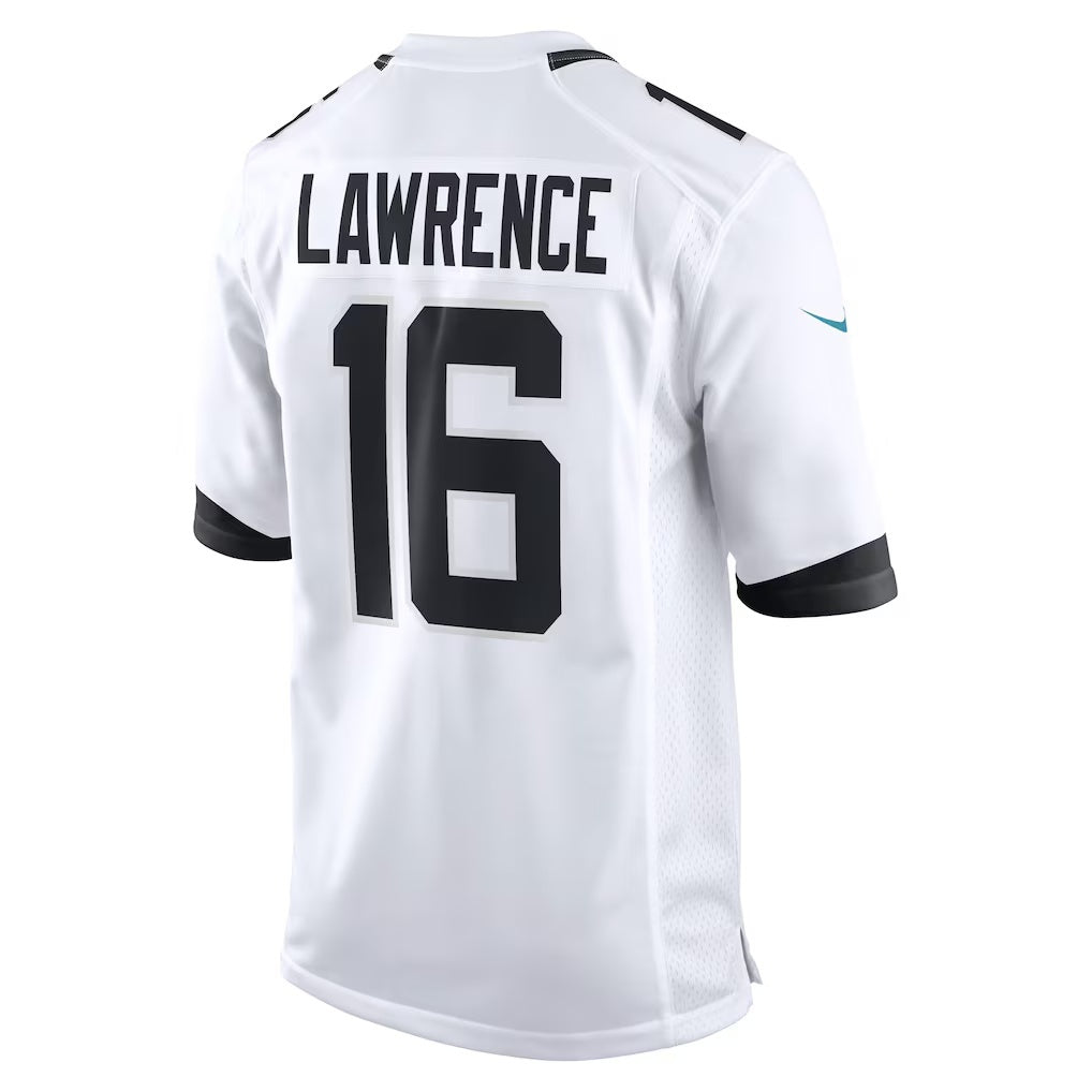 Johmsee J.Jaguars #16 Trevor Lawrence White Game Stitched Jerseys