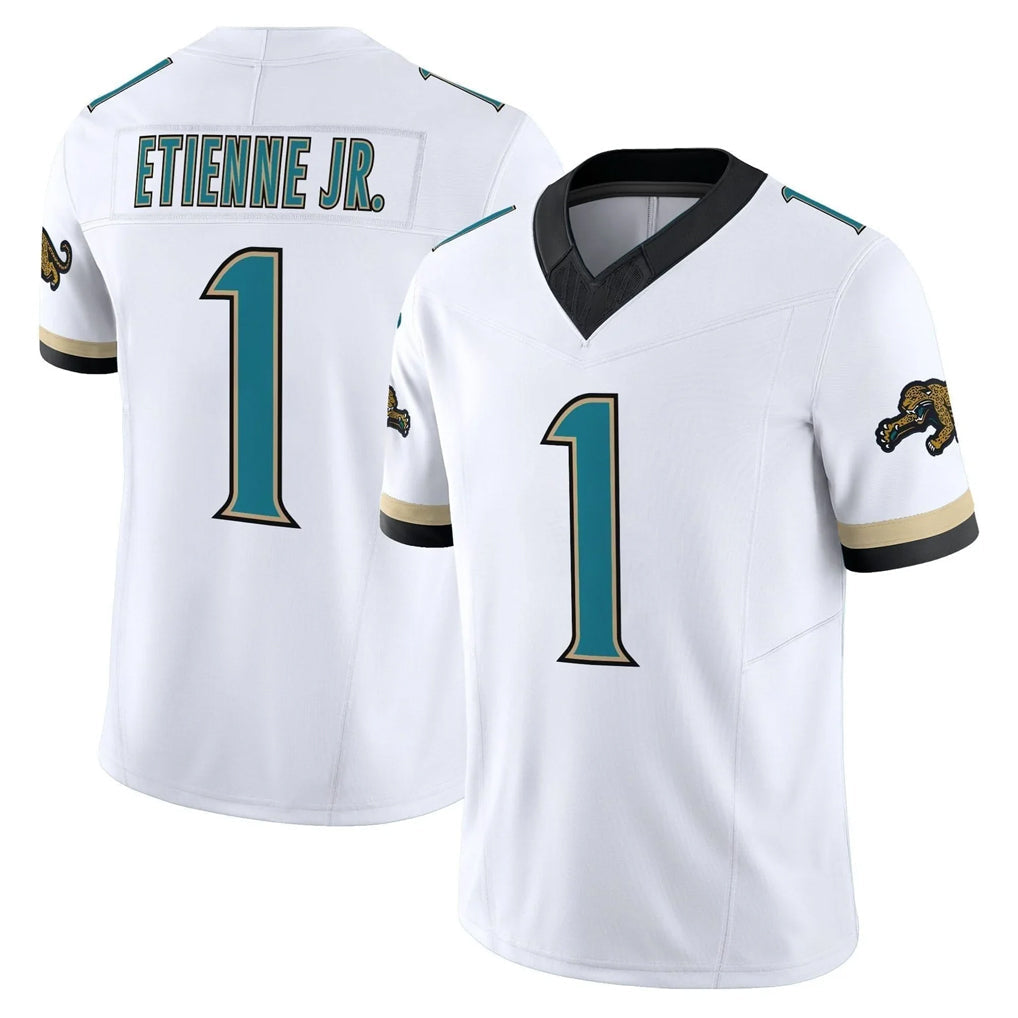 Johmsee J.Jaguars #1 Montaric Brown Player White Prowler Throwback Vapor F.U.S.E. Limited Home Game Stitched Jerseys