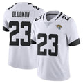 Johmsee J.Jaguars #23 Foyesade Oluokun Player White Vapor Untouchable Limited Home Game Stitched Jerseys