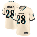 Johmsee J.Jaguars #28 Fred Taylor Natural  2026 Rivalries Collection Game Stitched Jerseys
