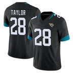 Johmsee J.Jaguars #28 Fred Taylor Player Black Vapor F.U.S.E. Limited Home Game Stitched Jerseys