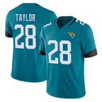 Johmsee J.Jaguars #28 Fred Taylor Player Teal Vapor F.U.S.E. Limited Home Game Stitched Jerseys