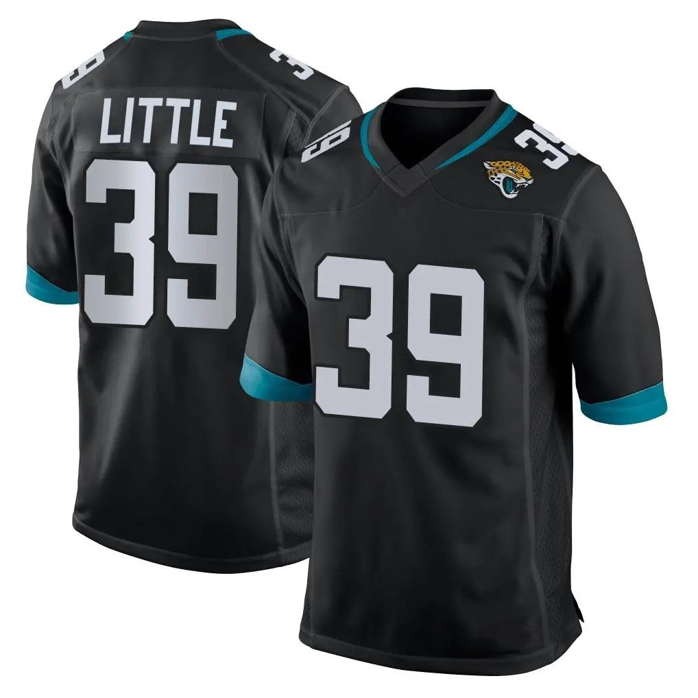 Johmsee J.Jaguars #39 Cam Little Player Black Home Game Stitched Jerseys