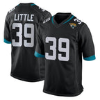 Johmsee J.Jaguars #39 Cam Little Player Black Home Game Stitched Jerseys