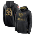 Johmsee J.Jaguars #39 Cam Little Player Black Salute to Service Hoodies Limited Game Stitched Jerseys