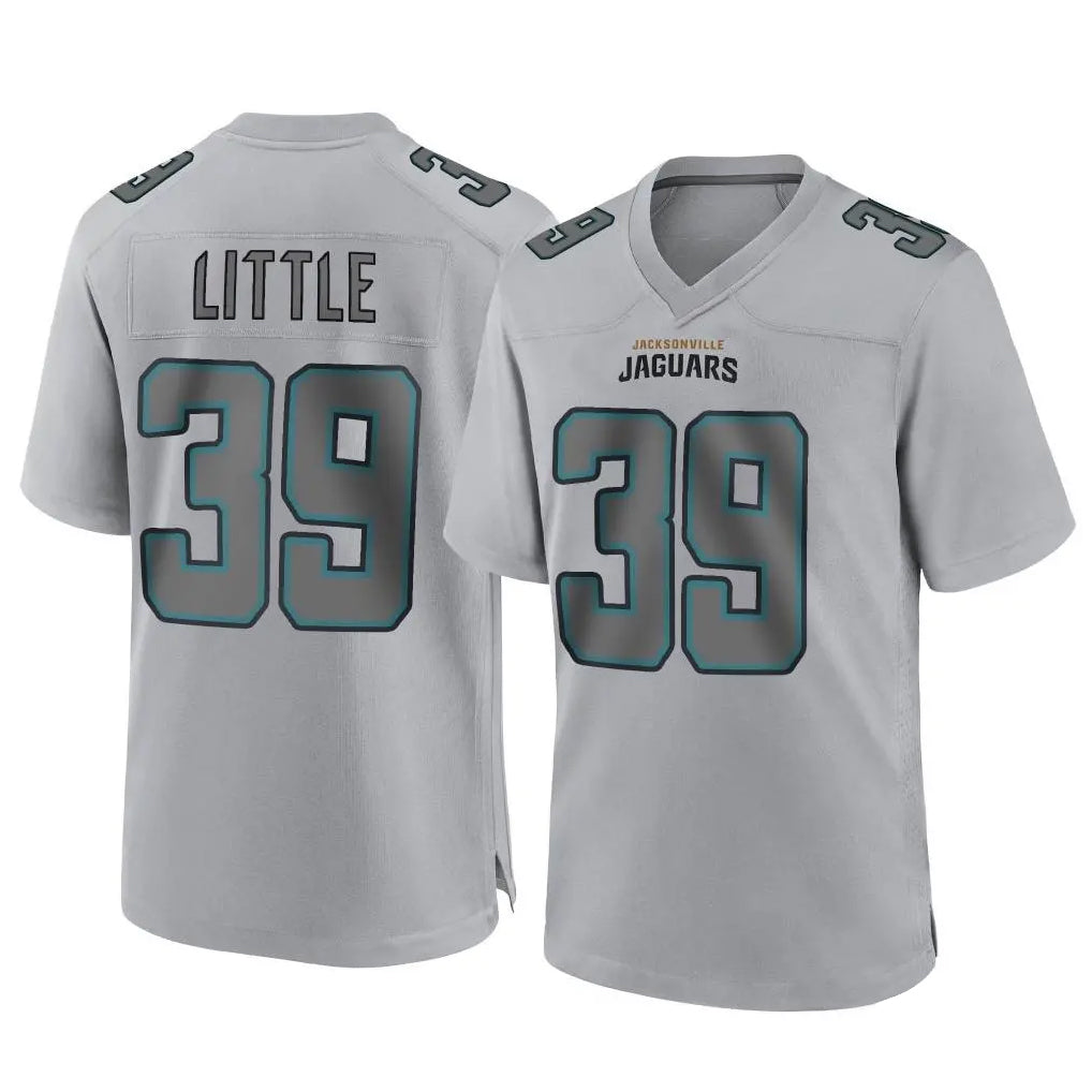 Johmsee J.Jaguars #39 Cam Little Player Gray Atmosphere Fashion Home Game Stitched Jerseys