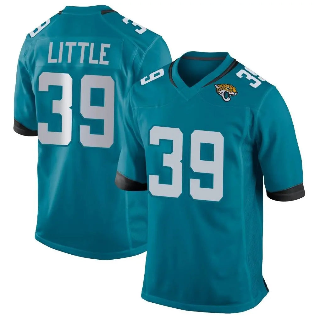 Johmsee J.Jaguars #39 Cam Little Player Teal Home Game Stitched Jerseys
