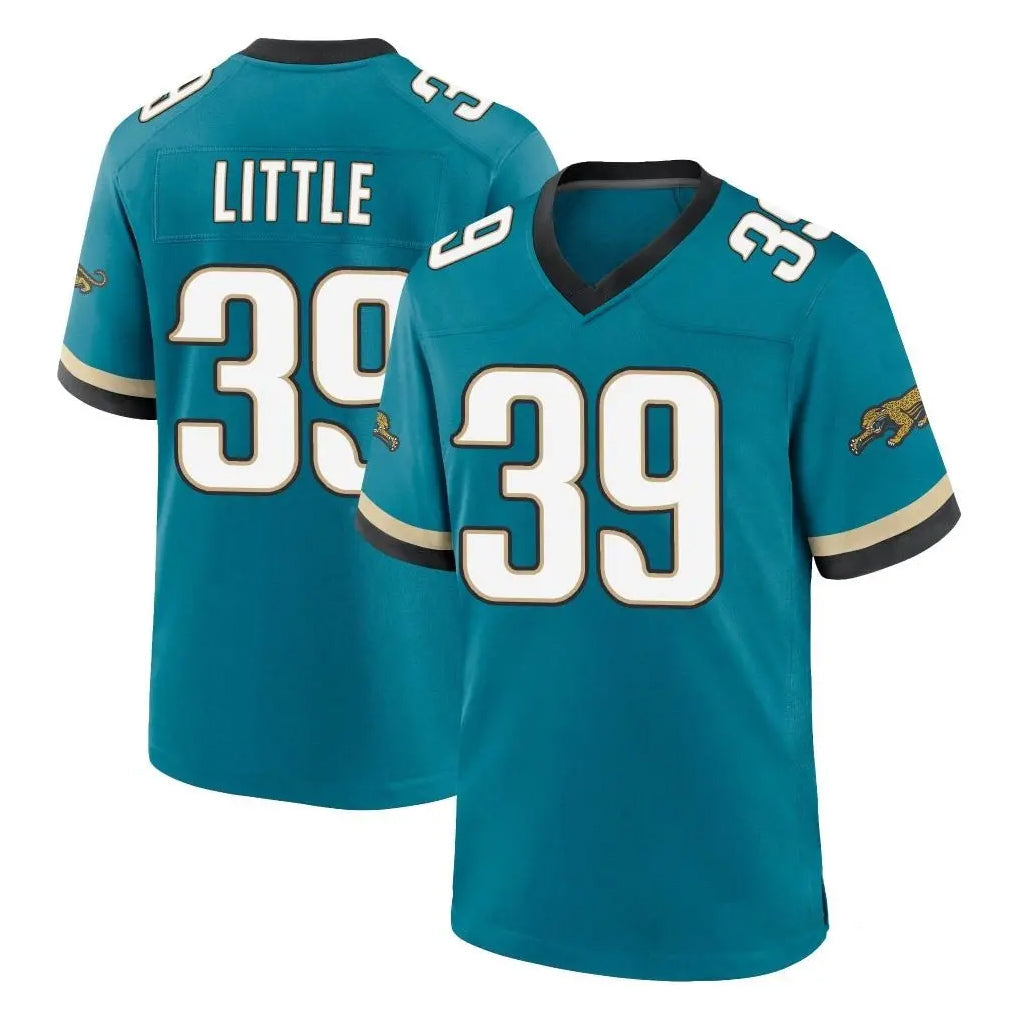 Johmsee J.Jaguars #39 Cam Little Player Teal Prowler Throwback Limited Home Game Stitched Jerseys