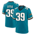 Johmsee J.Jaguars #39 Cam Little Player Teal Prowler Throwback Limited Home Game Stitched Jerseys