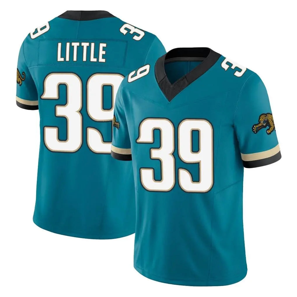 Johmsee J.Jaguars #39 Cam Little Player Teal Prowler Throwback Vapor F.U.S.E. Limited Home Game Stitched Jerseys