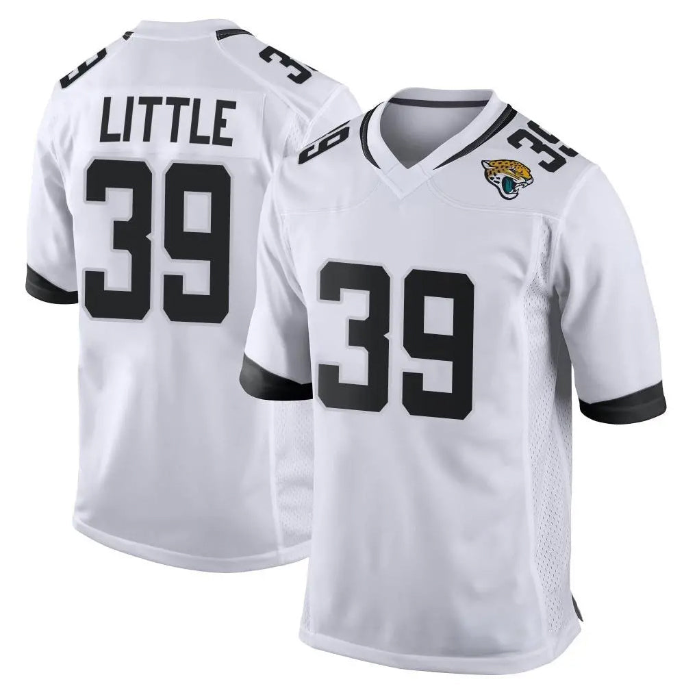 Johmsee J.Jaguars #39 Cam Little Player White Home Game Stitched Jerseys