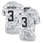 Johmsee J.Jaguars #3 Jakobi Meyers Player Arctic Camo Salute To Service Limited Game Stitched Jerseys