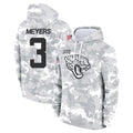 Johmsee J.Jaguars #3 Jakobi Meyers Player Arctic Camo Salute to Service Hoodies Limited Game Stitched Jerseys