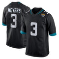Johmsee J.Jaguars #3 Jakobi Meyers Player Black Home Game Stitched Jerseys