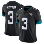 Johmsee J.Jaguars #3 Jakobi Meyers Player Black Vapor Untouchable Limited Home Game Stitched Jerseys