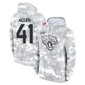 Johmsee J.Jaguars #41 Josh Hines-Allen Player Arctic Camo Salute to Service Hoodies Limited Game Stitched Jerseys