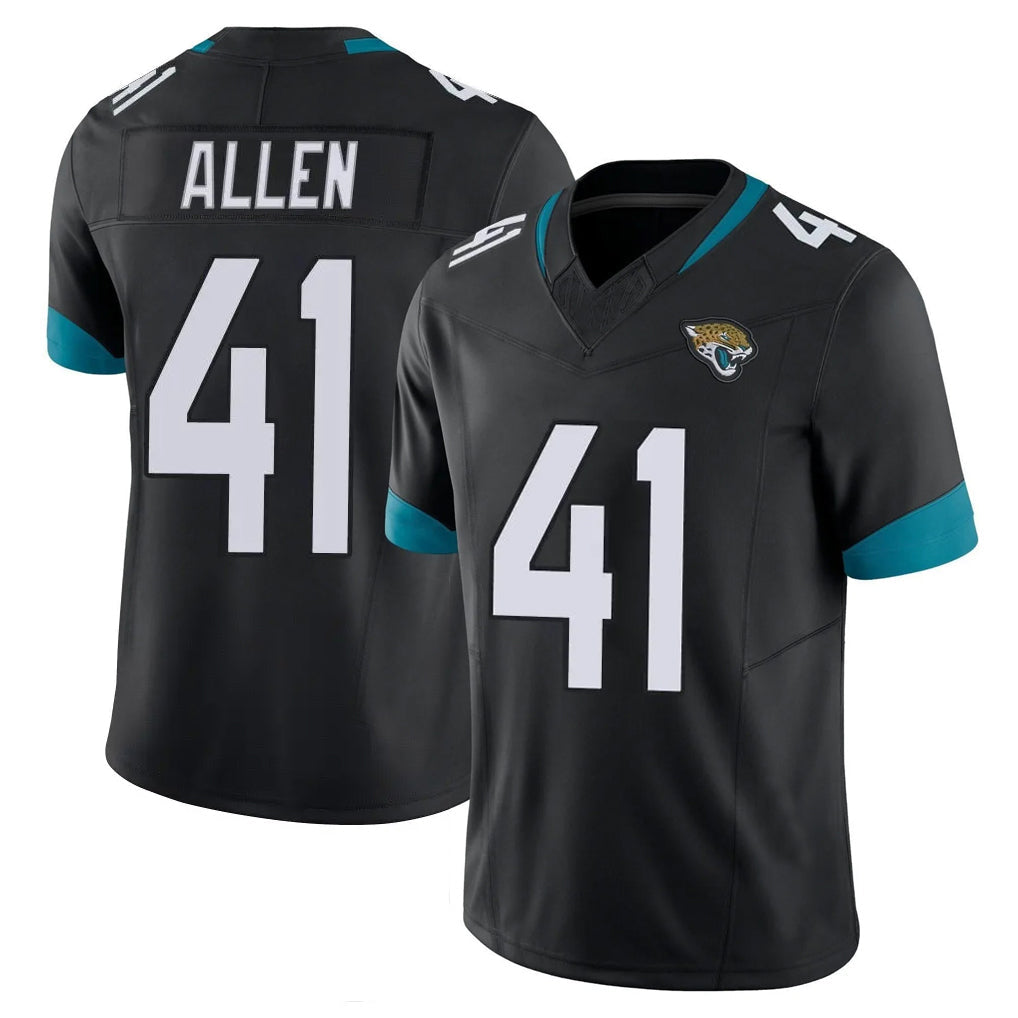 Johmsee J.Jaguars #41 Josh Hines-Allen Player Black Vapor F.U.S.E. Limited Home Game Stitched Jerseys