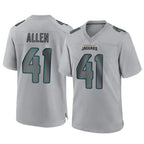 Johmsee J.Jaguars #41 Josh Hines-Allen Player Gray Atmosphere Fashion Home Game Stitched Jerseys