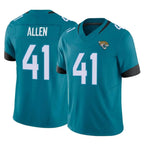 Johmsee J.Jaguars #41 Josh Hines-Allen Player Teal Vapor F.U.S.E. Limited Home Game Stitched Jerseys