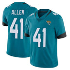 Johmsee J.Jaguars #41 Josh Hines-Allen Player Teal Vapor Untouchable Limited Home Game Stitched Jerseys