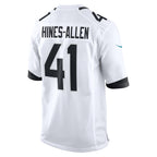 Johmsee J.Jaguars #41 Josh Hines-Allen Player White Home Game Football Jerseys